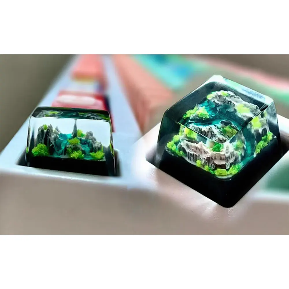 Pc Gaming Lounge - Mountain And Sea Artisan Resin RGB