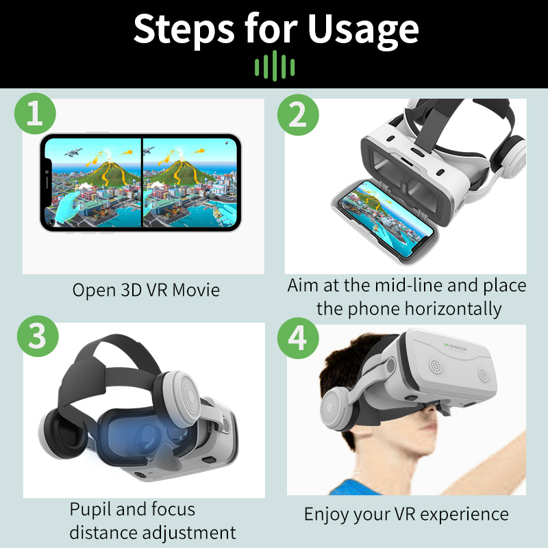 Virtual Reality VR Glasses 3D  - Vr Headset Pc recension och pris