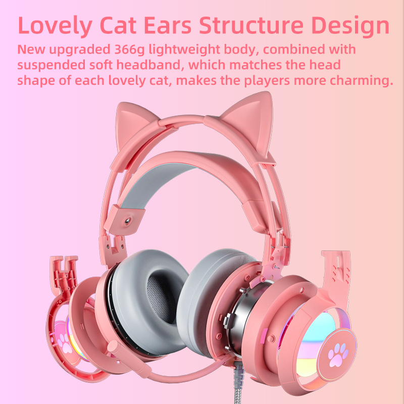 Pink Gaming Headset for PC, PS - Pc Gaming Pink recension och pris