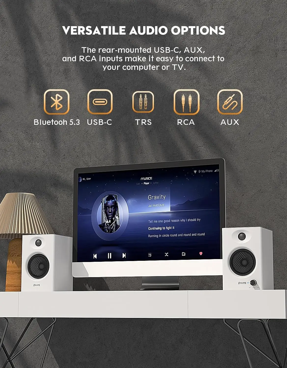 OHAYO 60W Computer Speakers fo - Pc Gaming Fullset recension och pris