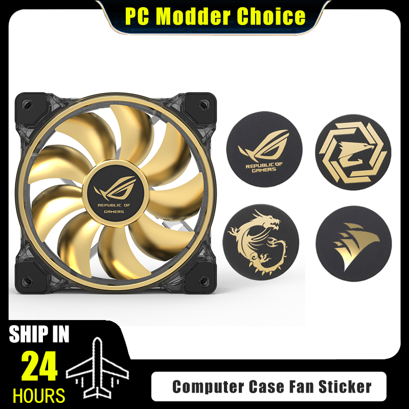 Computer Case Fan Logo Sticker - Pc Gaming Lounge recension och pris