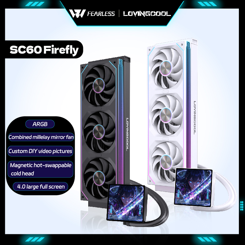 LOVINGCOO SC60 Firefly 360 CPU - Pc Gaming Liquid recension och pris