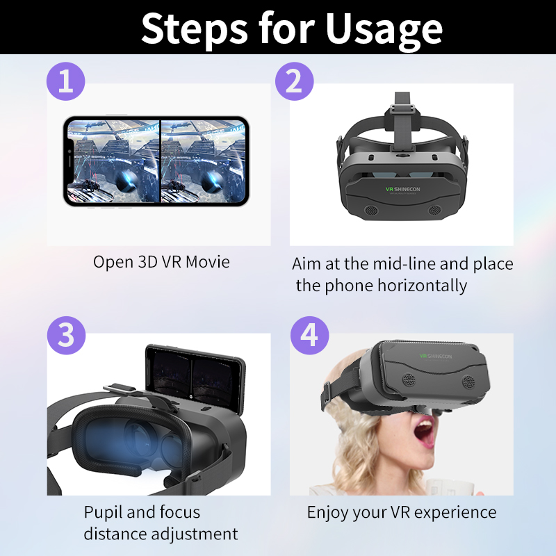 VR Glasses G10 G13 IMAX Giant  - Vr Headset Pc recension och pris