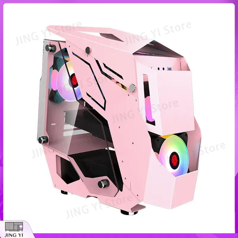 Mini ITX Gaming PC Case ATX Mi - Pc Gaming Pink recension och pris