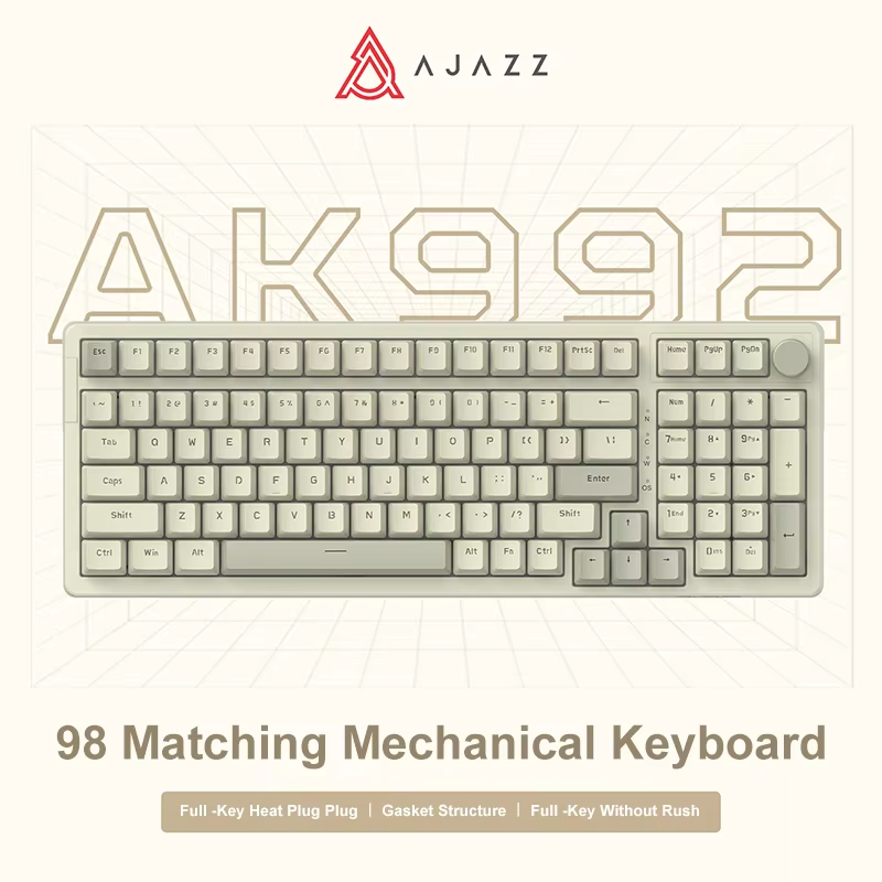 Ajazz AK992 Wired Mechanical K - Pc Gaming Fullset recension och pris